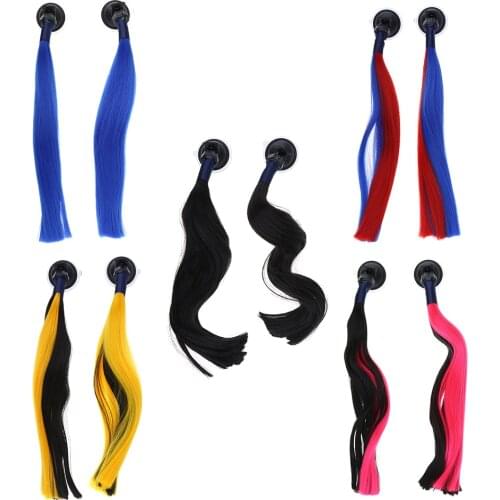 Helmet Pigtails / Ponytail Motorcycle Skate Bike Snowmobile ATV