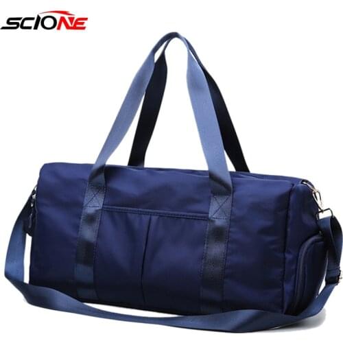 Dry And Wet Unisex GYM Bag New Large Capacity Handbag Oxford Women Swimming Bags Sport Bag Men and Women Outdoor Bag XA46G