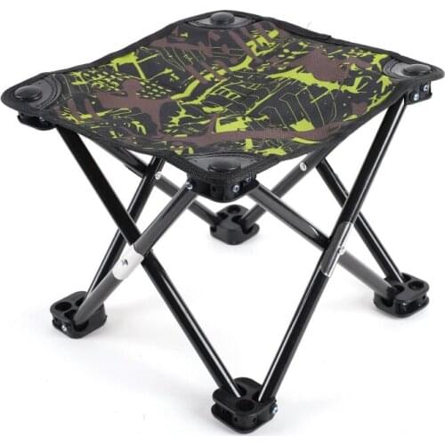 Outdoor Chair Camping Stool Folding Fishing Chair Conveniently Carry Seat Maximum Weight of 100KG