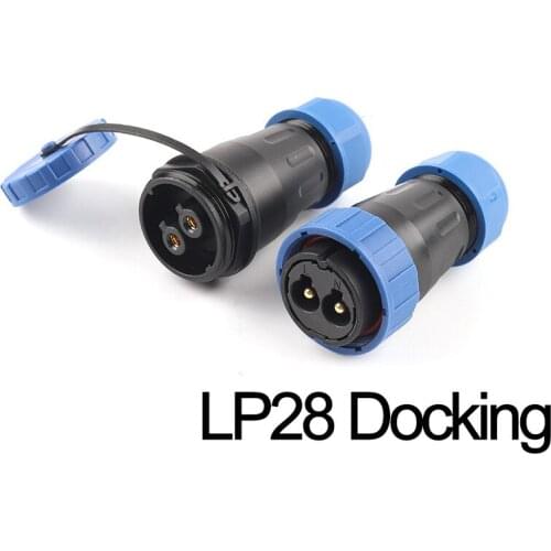 LP/SP28 IP68 Docking waterproof connector plug socket Electric Aviation wire connector Male Female No welding Screw Terminal set