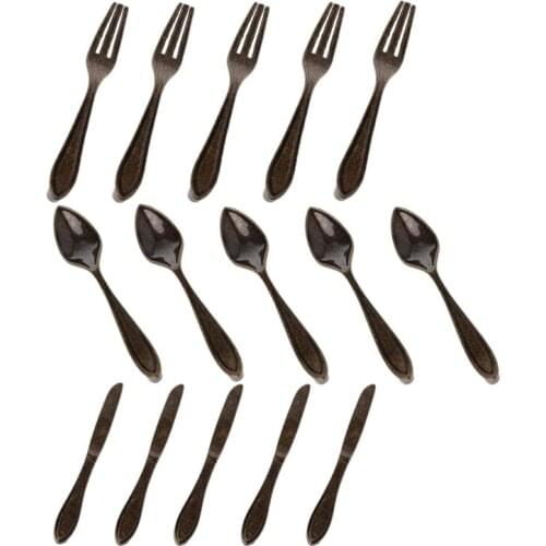 15 Pcs Knife Spoon Fork Kitchen Cabinet Closet Drawer Pull Handles Knobs 3-Inch Center to Center