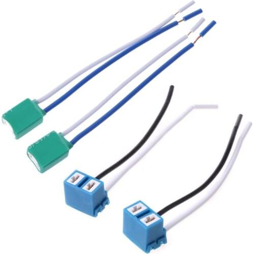 2pcs H7 Connector Female Ceramic Sockets Auto Car Bulb Lamp Adaptor With Wire wholesale