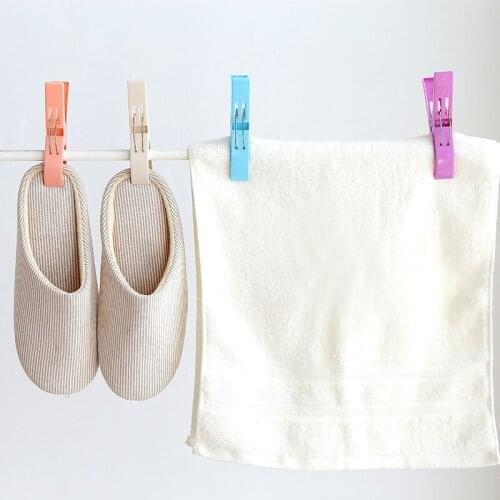 4 Pcs Plastic Color Clothes Pegs Beach Towel Clamp Laundry Clothes Pins Drying Racks Retaining Clip Large Size Clothespins