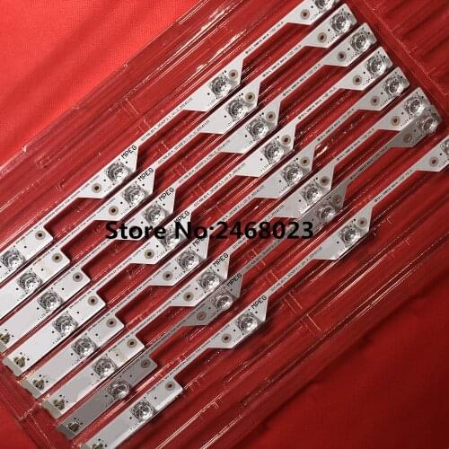 8pcs 4lamps 6v For TCL L48P1S-CF L48P1-CUD B48A858U LED Backlight strip 4C-LB4804-ZM1 4C-LB4804-ZM01J GIC48LB14-3030F2.1e