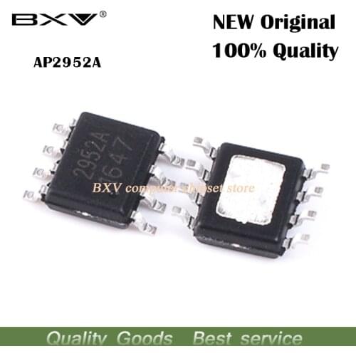 Free shipping 10pcs/lot AP2952A AP2952 2952A 2952 SOP-8 synchronous rectified buck IC chip new original