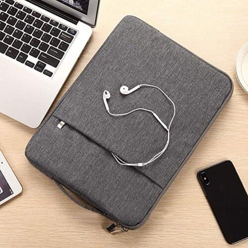 Laptop Sleeve Bag with Pocket for MacBook Air/Pro 13.3/15.6 inch 13/14/15 inch Notebook Case Cover for Dell HP WaterProof Laptop