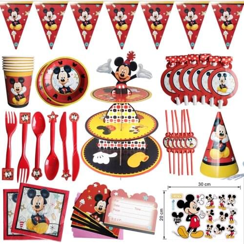Cartoon Red Mickey Mouse Image Party Supplies Childrens Birthday Decoration Red Holiday Baby Bath Products Hanging Jewelry Ball