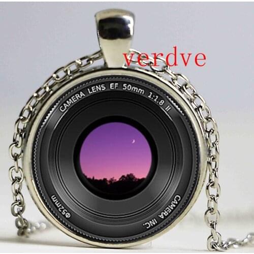 CUSTOM CAMERA PENDANT Camera Lens Pendant Camera Necklace jewelry