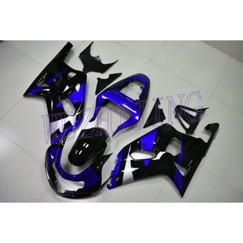 Fairing Kits GSXR600 GSXR750 GSXR1000 03 02 Fairings GSXR 600 750 1000 2002 Black Blue 2000 - 2003 K1-2
