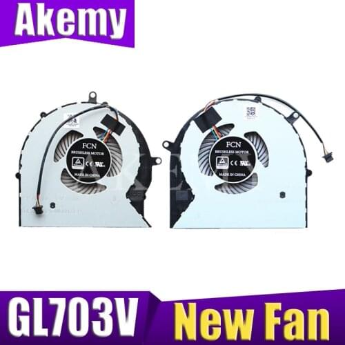 New For ASUS GL703 ROG STRIX GL703V GL703VD GL703VM cpu cooling fan DC 4PIN 12V 0.4A CPU+GPU