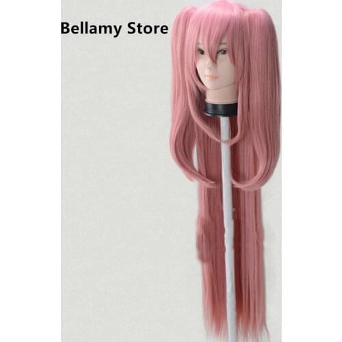 Cosplay wigs Seraph of the end Krul Tepes Bean paste powder straight long hair wigs cap