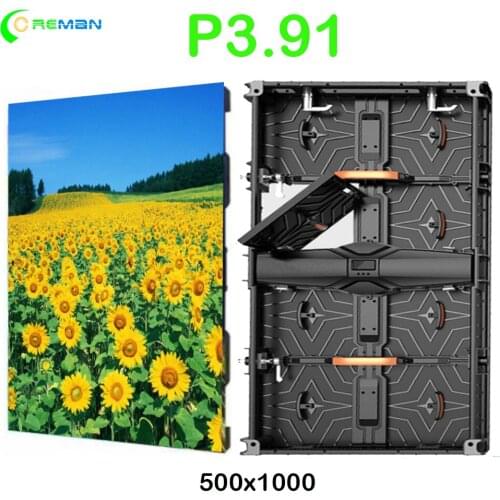 Front service led display magnet p2.976 p3.91 full color slim curve lock die casting cabinet hanging led panel p3.91 p4.81