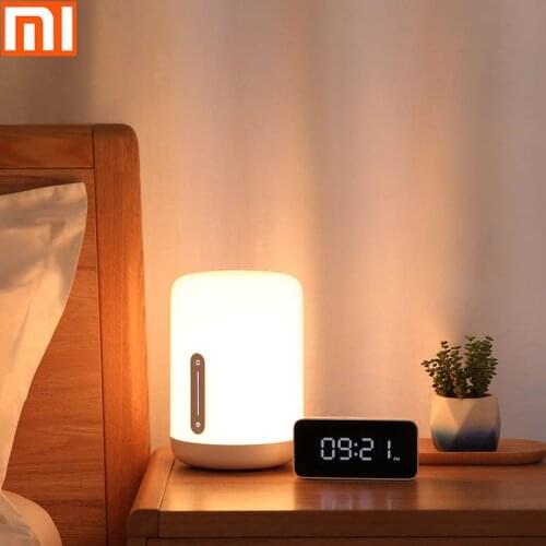Xiaomi mijia bedside lamp, bedroom lamp, family lamp, large luminous area, colorful soft light, second generation bedside lamp