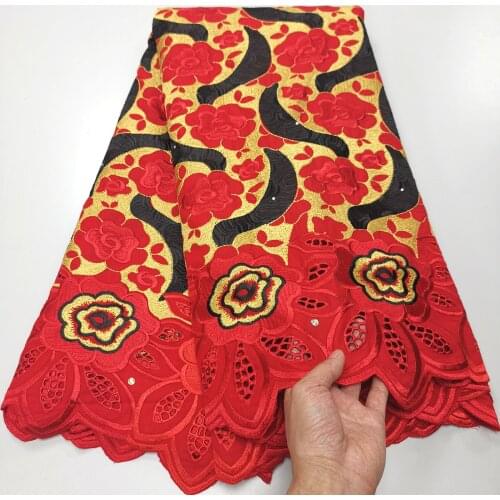 Swiss Voile Lace In Switzerland High Quality Nigerian Cotton Lace Fabric African French Voile Lace Dubai Fabric For Party 5yards