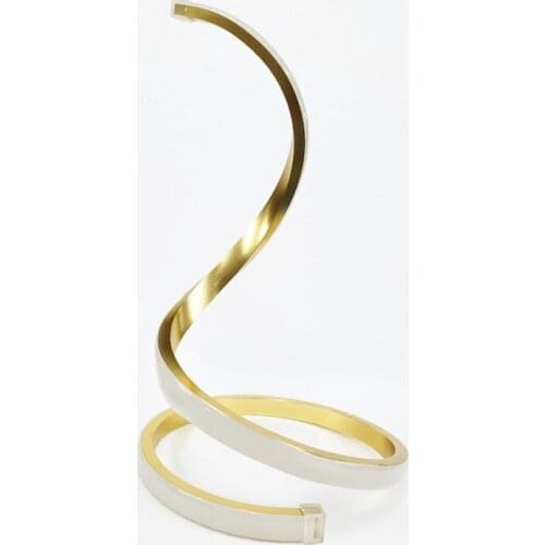 Modern LED Eye Protective Spiral Table Lamp Socket Touch Bedroom Bedside Desk Night Light