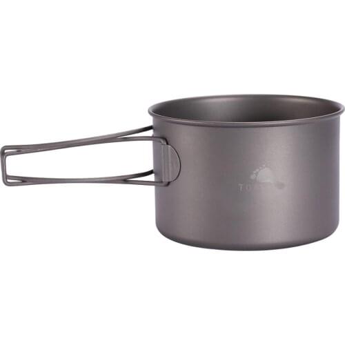 TOAKS Titanium Bowl Outdoor Foldable With Handle For Picnic Camping Cookware 550ml BWL-550