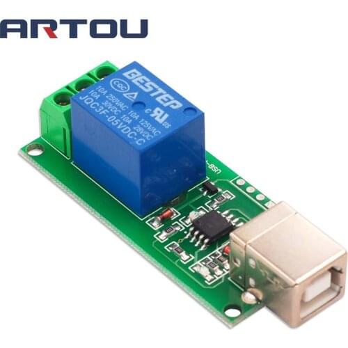 DC 5V USB Relay 1CH 1 Channel Programmable Computer Control For Smart Home Controller Relay Module Board