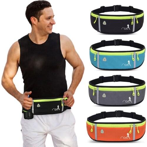 Waterproof Running Waist Packs Running Bag Belt Phone Container Jogging Hiking Belt Gym Fitness Bag Running Accessories