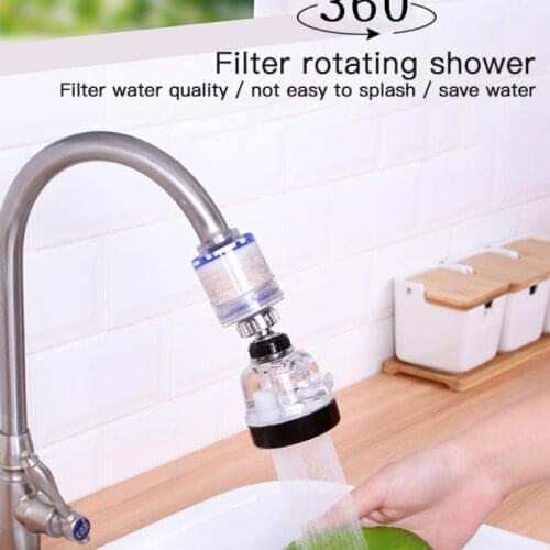 360°Rotatable Universal Splash-proof Filter Faucet Sprayer Head Flexible Faucets Sprayer Bathroom Kitchen Tap Extender Adapter