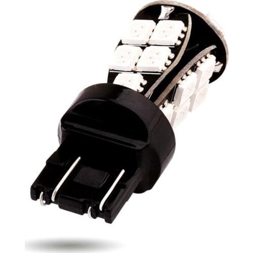 High quality headlight hot sale 7443 7440 W21/5W Red 21SMD OBC Error Free Tail Brake Car LED Light Bulb