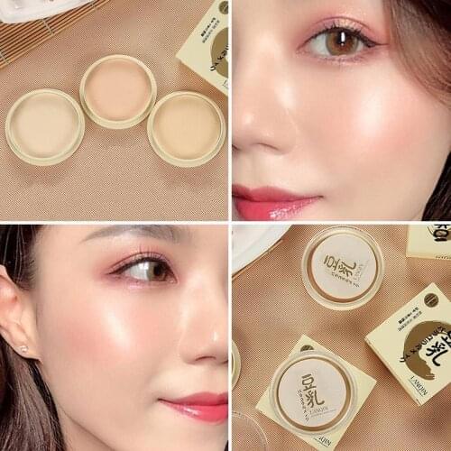 Japanese Concealer Makeup Soy Milk Powder, Whitening, Oil Moisturizing Powder Control Long-lasting J7X8
