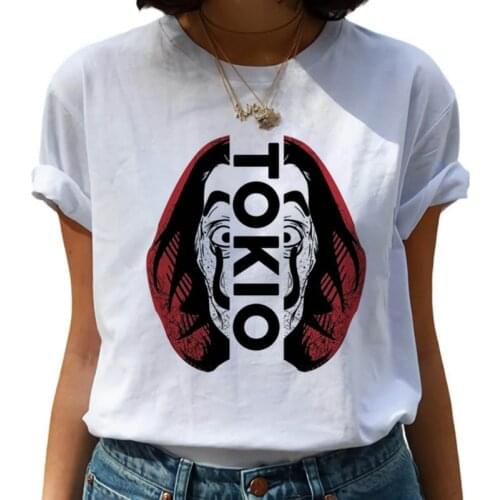 The House of Paper T shirt Money Heist women La Casa De Papel tshirt Funny Top tee Fashion New Summer Clothes T-shirts Female