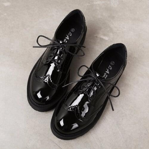 Japanese Style Women Lolita shoes School Students Uniform Shoes Girl Mary Janes cosplay shoes sweet lolita shoes black X14-14
