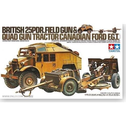 1/35 British 25 Pounder and Tractor 35044