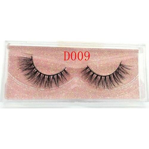 1 pair 3d mink eyelashes 22mm real mink hair eyelash fluffy full strip eyelashes black cotton band lashes with clear plastic box