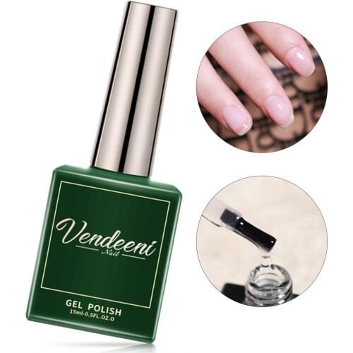 15ml Nail Polish Long Lasting Professional Transparent Fashion Gel Nail Varnish for Beginners