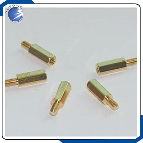 20pcs/Lot 12+6 - 12mm high M3 12MM+6MM six corner pillars spacer pillars M3Connector