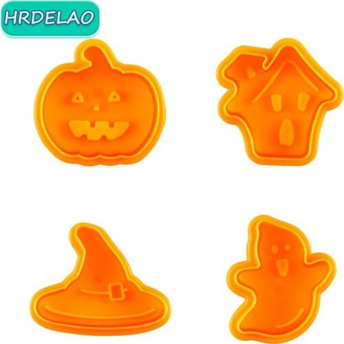 4pcs DIY Slimes Christmas Day House Mold Cutter Play Dough Tools Plasticine Set Kit Soft Clay Educational toys for chidlren Gift
