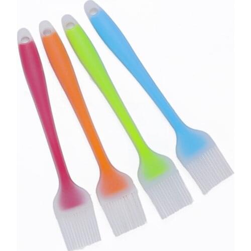 Non-stick BBQ Silicone Brush Heat Resistant Basting Brushes Baking Bakeware Bread Cook Brushes Pastry Oil Bursh Kitchen Gadgets