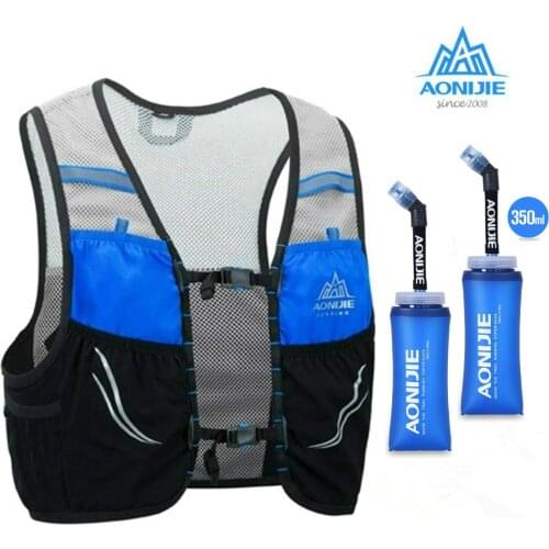 AONIJIE C932 2.5L Lightweight Hydration Vest Ultralight Trail Running Backpack Outdoor Hiking Marathon Race Pack 350ml Bottle