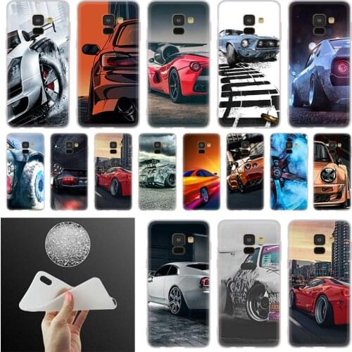 Car Speed Yokohama drift Phone Case For Samsung Galaxy A10 A20 A30 A40 A50 A60 A70 A6 A8 Plus A7 A9 2018 A3 A5 2017 Soft Cover
