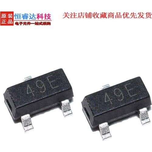 10pcs 49E SOT-23 Hall Effect Sensor Switch Hall Element SOT23 SS49E SOT AH49E