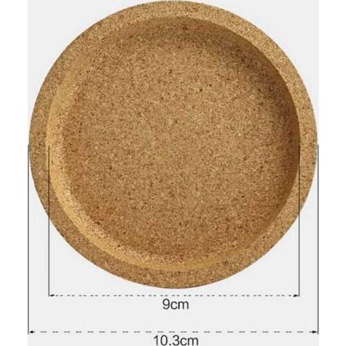 Wooden Heat Insulation Placemat Tea Coasters Cup Holder Mat Pads For Coffee Drinks Round Cork Coaster