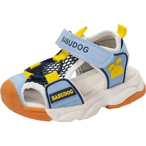 Childrens Shoes Boys And Girls Shoes New Summer Breathable Beach Shoes Soft Soled Childrens Sandals Middle And Big Shoes
