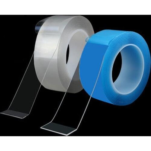 1/3m Double-Sided Adhesive Nano Magic Tape Traceless Reusable Removable Sticker Washable Adhesive Double Sided Tape Sticky Tape