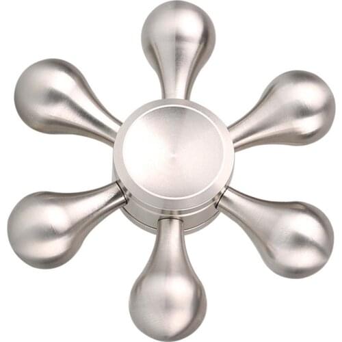 EBOYU(TM) Fidget Spinner Toy Ultra Durable Stainless Steel Bearing High Speed Spins Precision Metal Hand Spinner EDC ADHD Focus