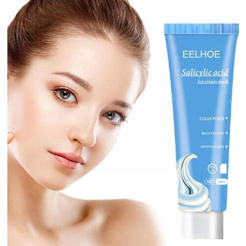 Salicylic Acid Ultra Cleansing Ice Cream Face Masks Face Masks Blackheads And Reduce Marks Moisturizing Care Acne Cleansing U8E2