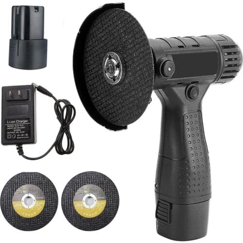 Mini Cordless Angle Grinder Grinding Tools Household Handheld Polishing Cut Off Tool Metal Wood Brushless Cordless Cutter