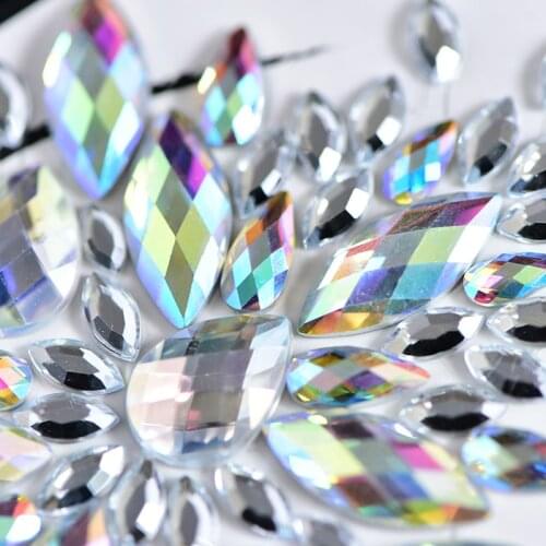 Nipple Cover Crystal Bra Stickers Adhesive Diamond Beads Breast Pasties Shiny Tattoo Sticker Bra Accessories Bra Pad Stickers