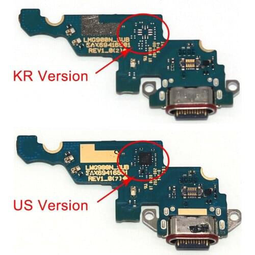 For LG Velvet 5G G900 Type C Charging Port Charger Dock With Microphone bottom Board flex cable