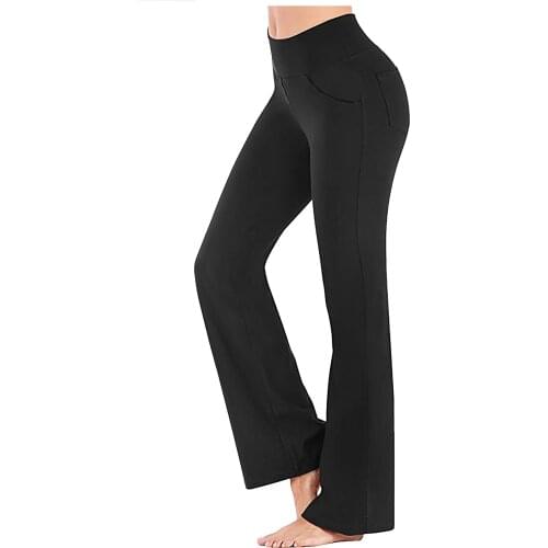 Women Workout Out Leggings Sports Trousers Jogger Fitness Pants Wide Leg Yoga Pants Athletic Gym Running Exercie Trousers