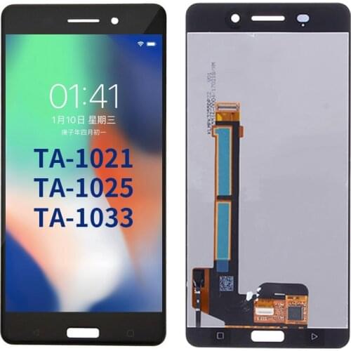 5.5" AAA+++ LCD Screen For Nokia 6 TA-1021 TA-1025 TA-1033 LCD Display Touch Screen Digitizer Replacement For Nokia 6 N6 LCD