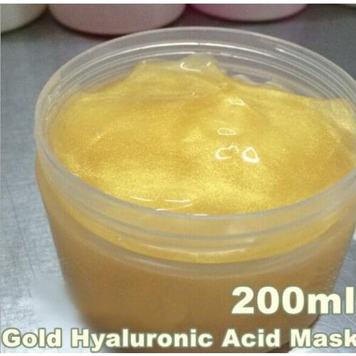 200ml Gold Hyaluronic Acid Moisturizing Mask Whitening Anti-Aging Agless Skin Care Equipment Beauty Salon Products