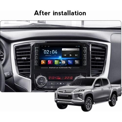 4CORE 1080p For Mitsubishi L200 5 2018 2019 2020 Android Navigation Car Radio Multimedia Player GPS IPS Screen Head Unit Stereo