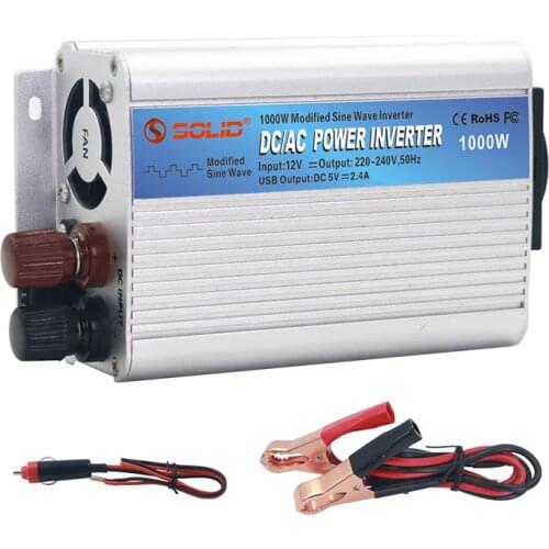 Car Power Inverter Modified Sine Wave 12V 24V 110V 220V 230V 1000W 1500W Inverter Converter USB Charger Inversor For Laptop