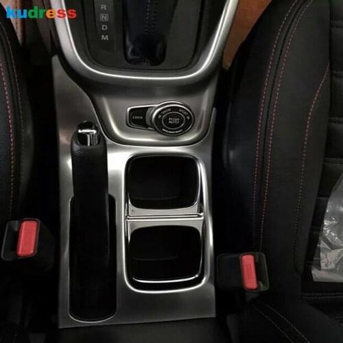 For Suzuki Vitara Escudo 2015 2016 2017 ABS Matte Car Interior Gear Shift Cover Trim Water Cup Holder Frame Trims Stickers LHD